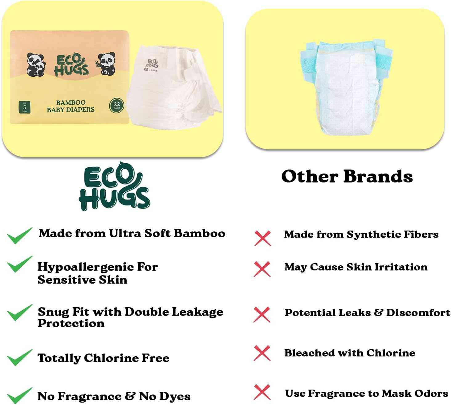 Bamboo Diapers Sample Packs USA